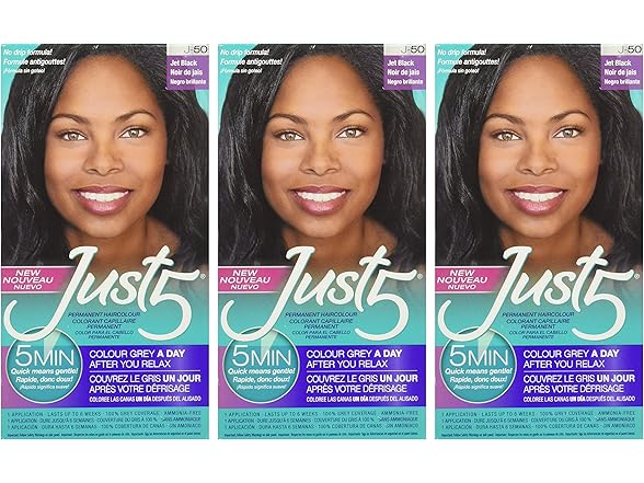 Just 5 Color Jet Black J-50 (3 Pack)