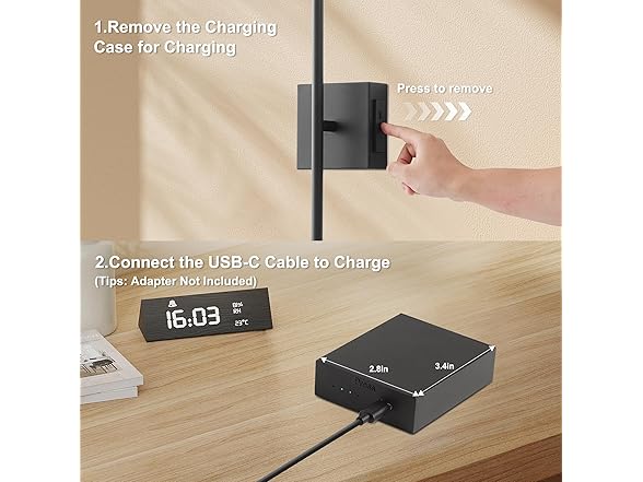 KARTOOSH Rechargeable Wall Sconces