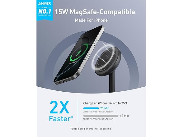 Anker MagGo MagSafe 15W Charging Stand