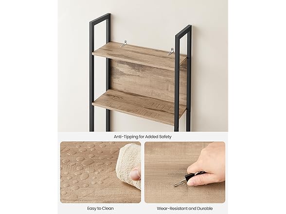 VASAGLE 5-Tier Bookshelf