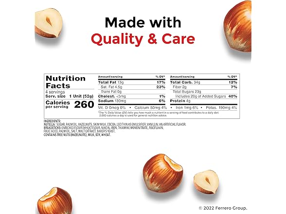 Nutella & GO! Hazelnut and Cocoa Spread