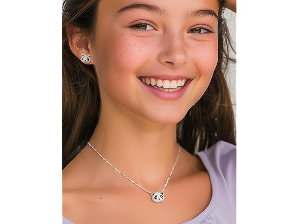 Just Being Silver Panda Charm