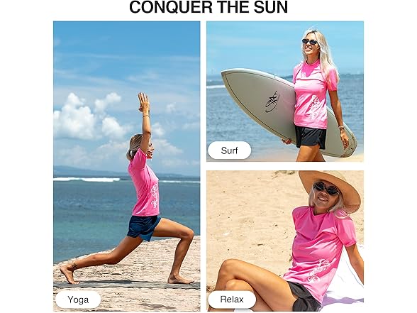 Kanu Surf Women's Breeze Pink Rashguard (XL)