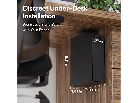 ADIMO T6 Slider Biometric Gun Safe