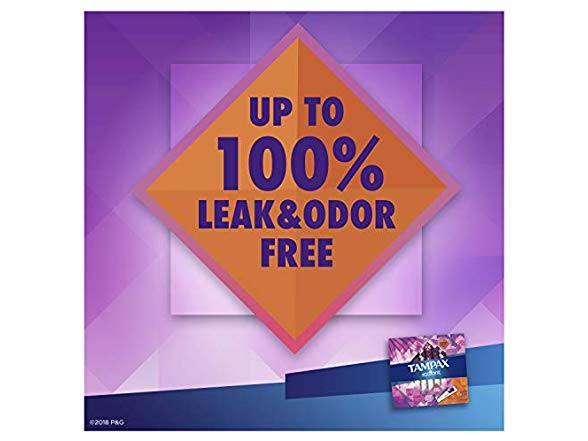 Tampax Radiant Plastic Tampons