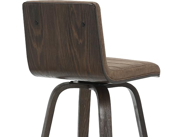 Armen Living Vienna Swivel Bar Height Bar Stool, Set of 3