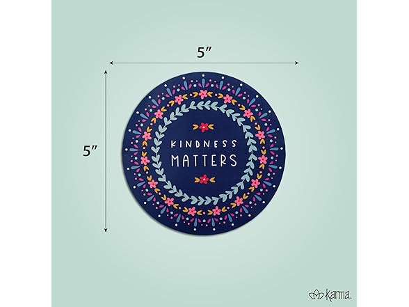 Karma, Boho Inspirational Refrigerator Set of 100