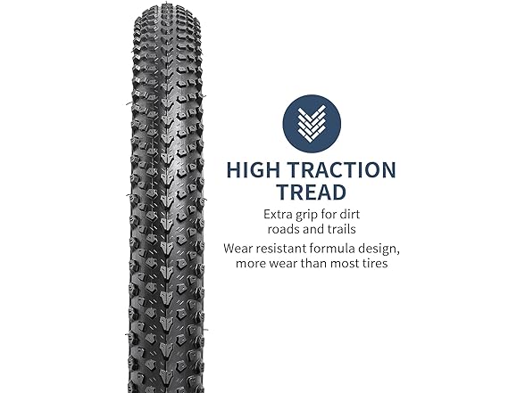 YUNSCM 26" MTB Tires & Tubes Set, 2-Pack