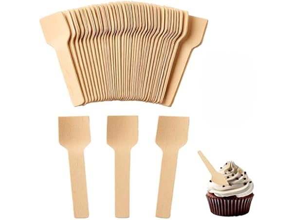 $2.99, Was $6.02, 50% Off! Perfect Stix Mini Wooden Tasting Spoons, 200ct dealfomo