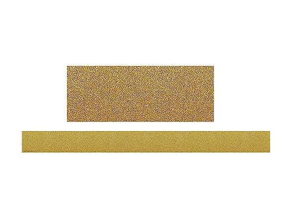 Teacher Created Resources Gold Straight Border Trim