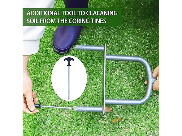 DUOLIYBC Manual Lawn Coring Aerator