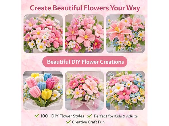 650PCS Pipe Cleaners Craft, Pipe