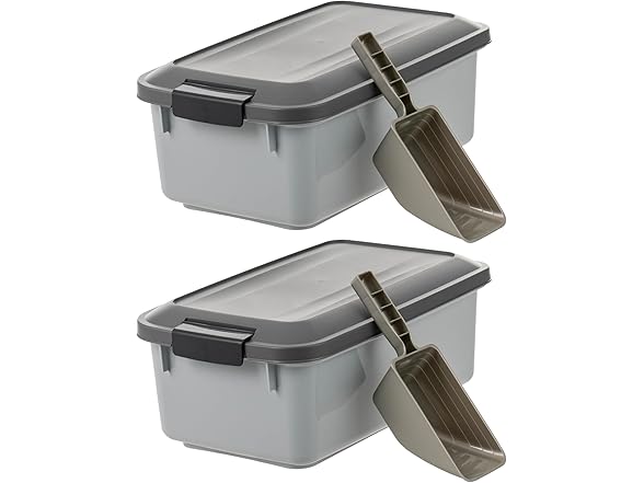 IRIS USA WeatherPro Airtight Pet Food Storage Container