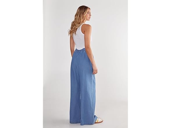 Nasty Gal Chambray Pull On Pants (4 & 6 )