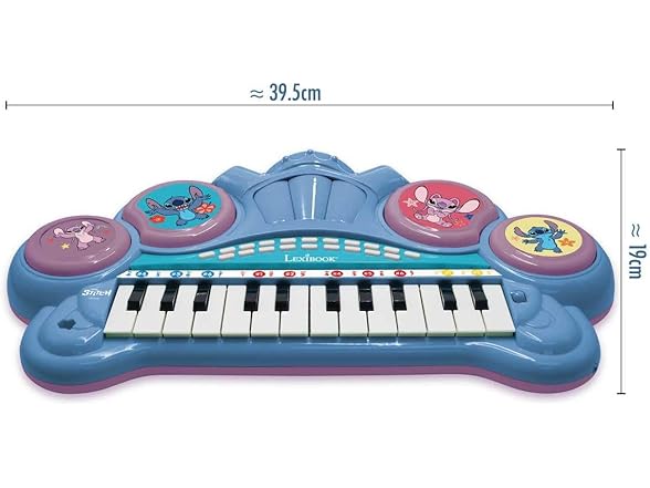 Lexibook, Stitch Electronic Keyboard w Microphone