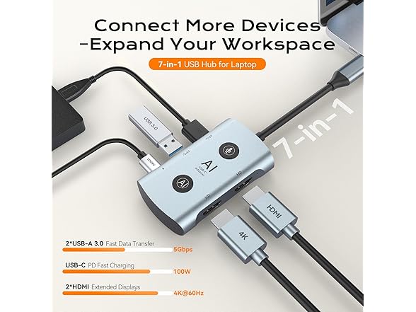 AI Language Translator & Voice Transcription Dock