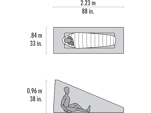 MSR Thru-Hiker Mesh House 1-Person Ultralight Tent
