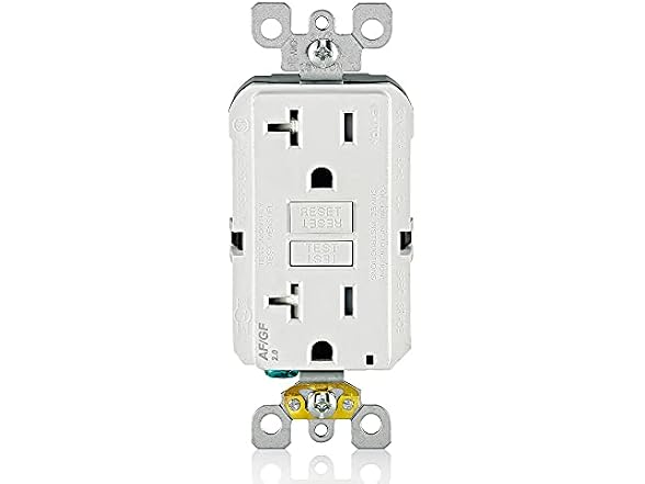 Leviton Dual-Function AFCI/GFCI Outlet,