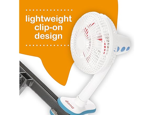 Diono Clip On Stroller Fans, Pack of 2