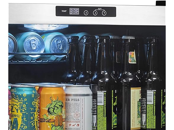 Newair Beverage Fridge w/Split Shelf - 160 Cans