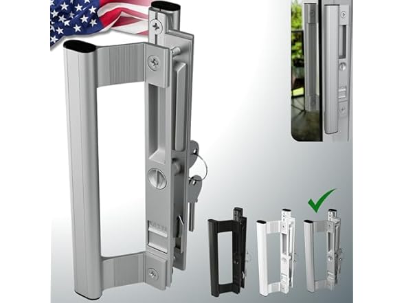 Sliding Glass Door Replacement with Handles on Both Sides