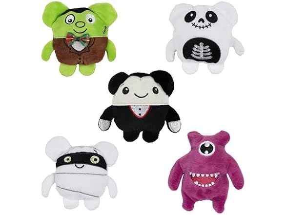 NEON Monster Mice: 5pc Catnip Toy Set