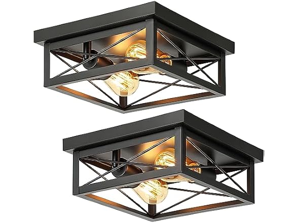 Kondras 2-Light Flush Mount Ceiling Light