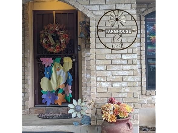 Rustic Farmhouse Windmill Wall Art