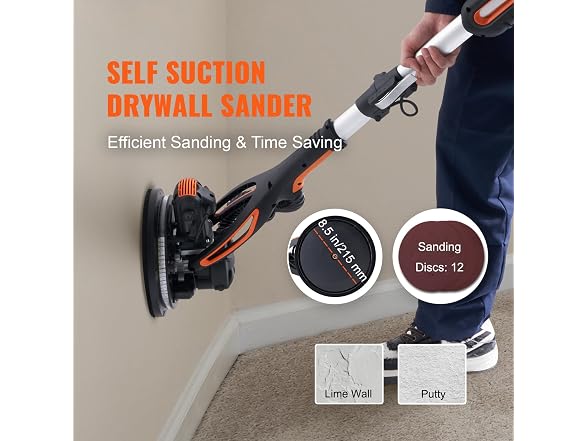 Wall Smoother, 900W Power Tool, Includes