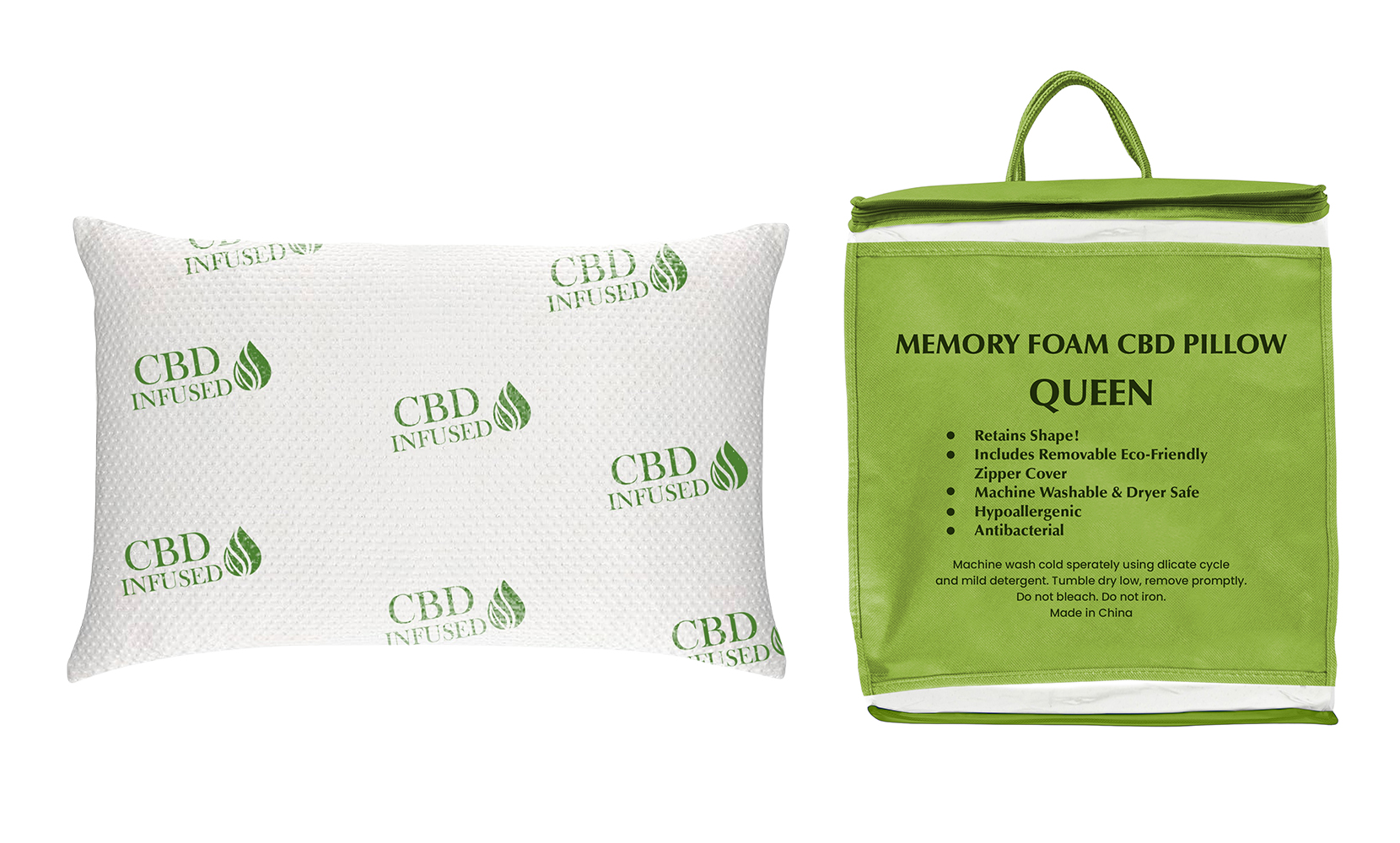 CBD Infused Memory Foam Pillows - Gallery 8