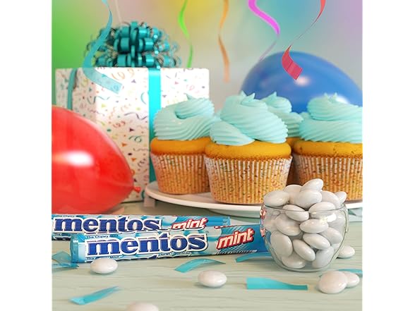 Mentos Mint Candy Roll, 14pc, 6pk
