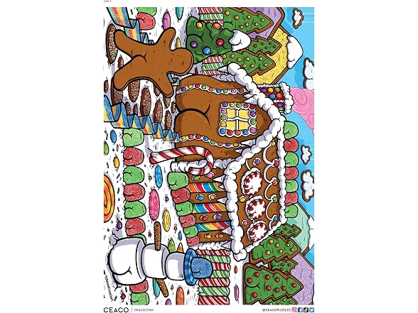 Ceaco - Avanti - Puppies in a Wagon - 300 Piece Puzzle