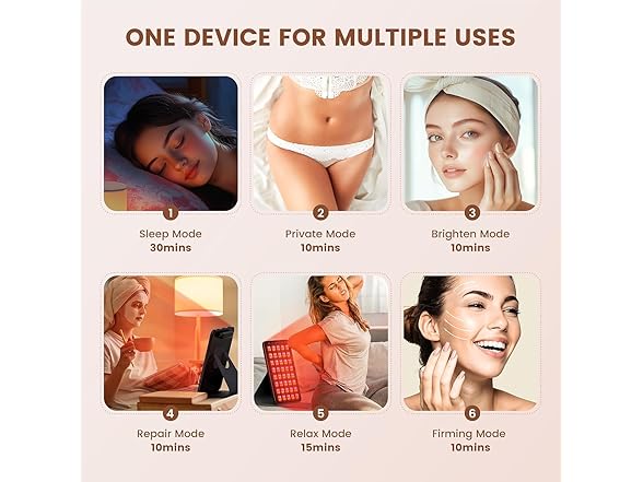 INTEO Red Light Therapy for Face