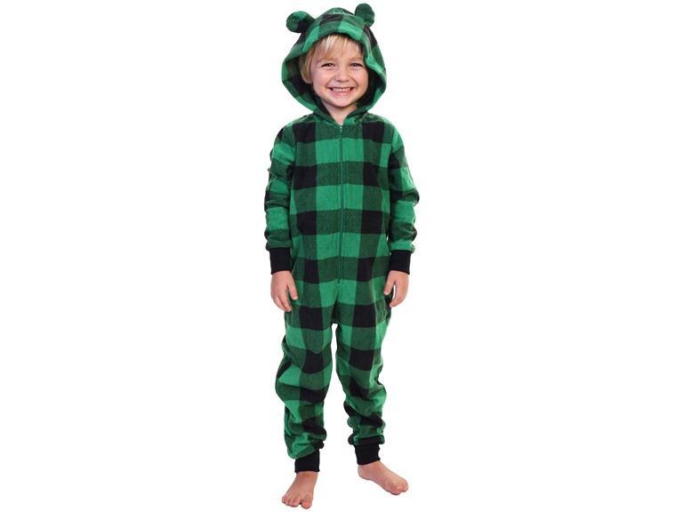 Angelina Unisex-Kids FLEECE Novelty One-Piece Hooded Pajamas
