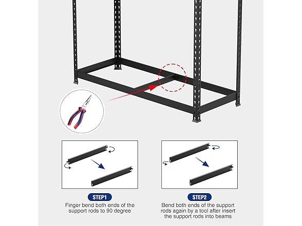 WORKPRO 5-Tier Steel Shelf 27x11x60