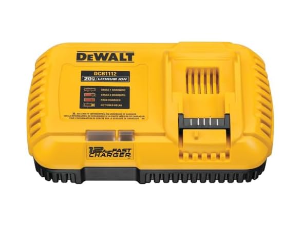 DEWALT DCB1112 Battery 20V + Flexvolt Fast Charger
