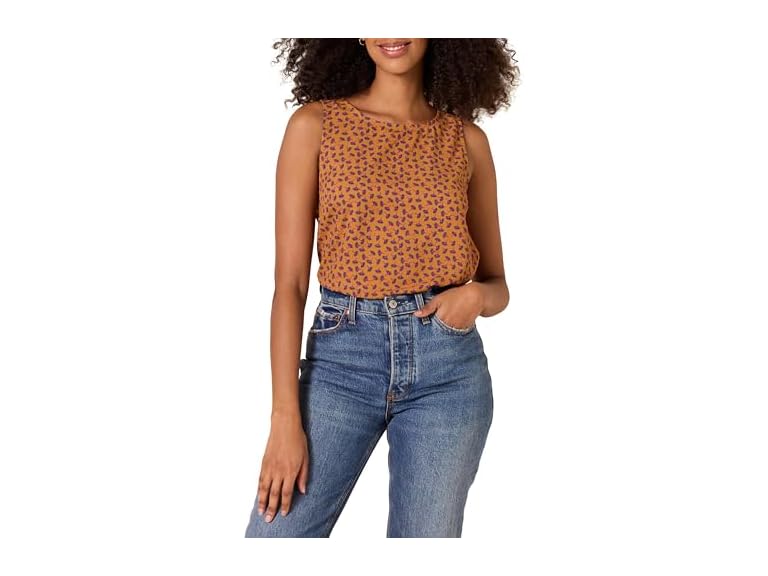 Amazon Essentials Women Regular-Fit Sleeveless Top
