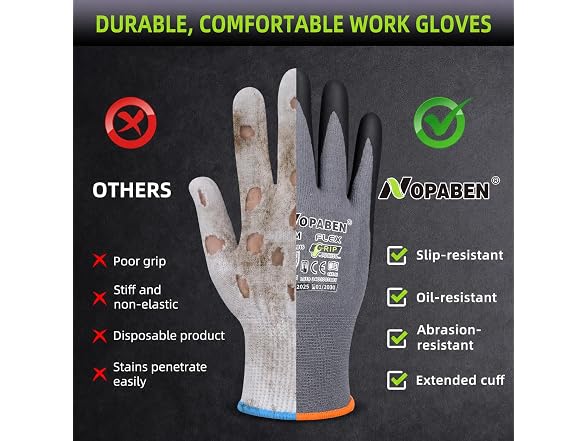 Nopaben Safety Work Gloves Small