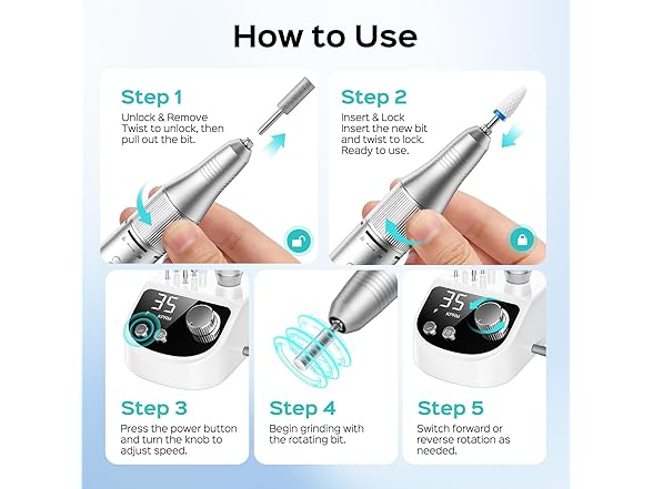 COSLUS E50 Electric Nail Drill