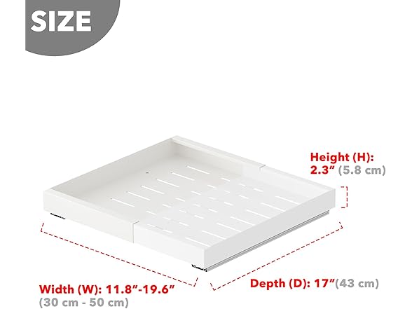 SpaceAid Pull Out Cabinet Organizer