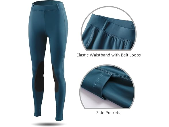 Baleaf Women (XS) Riding Pants Equestrian Belt
