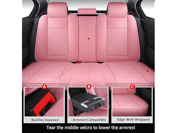 MIROZO Car Seat Covers Full Set,Universa