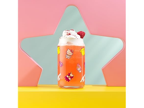 JoyJolt Sanrio Hello Kitty and Friends Daydream Tumbler Glasses