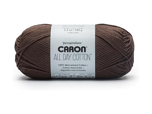 Spinrite Caron Cotton Yarn-Coffee Bean