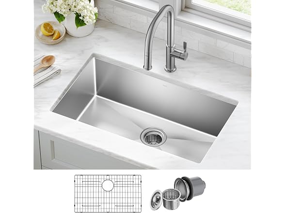 KRAUS Stainless Steel 30 in 16 Gauge