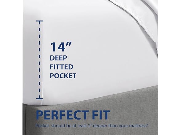 Cathay Home Luxury Microfiber Fitted Sheet Full