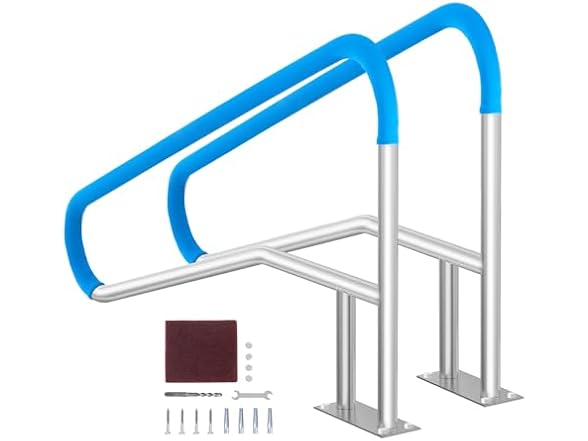 Pool Handrail, 2 PCS 55 x 32 inch