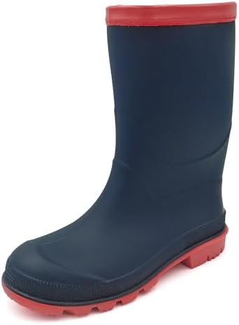 Amoji Kids Waterproof Rain Boots