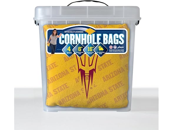 YouTheFan NCAA Cornhole Bags (4-Pack)