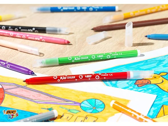 BIC Kids Kid Couleur Felt Tip Colouring Pens